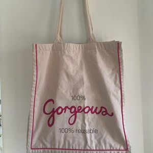 Canvas  100% Gorgeous Reusable Shopping Bag from Boots UK